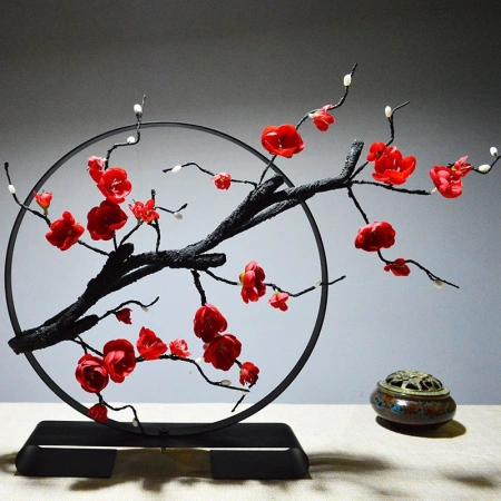 Simulated plum blossoms for office and home decoration Simulated plum blossoms for office and home decoration